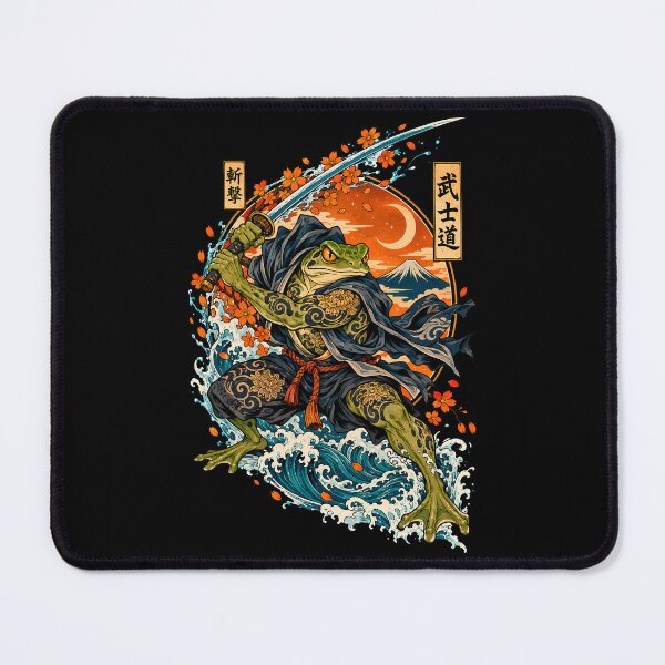 Item preview, Samurai Frog  2 - Ukiyo-e Warrior Toad  designed and sold by TheSamuraiCat.