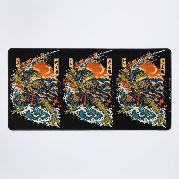 Item preview, Samurai Frog  2 - Ukiyo-e Warrior Toad  designed and sold by TheSamuraiCat.