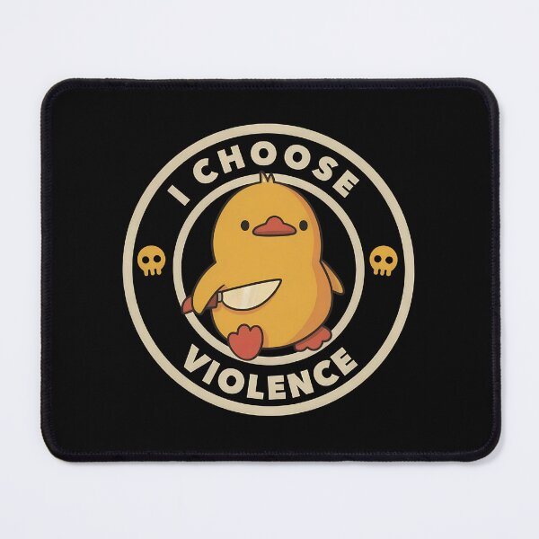 Item preview, I Choose Violence Cute Chick  designed and sold by Goodimoodshop.