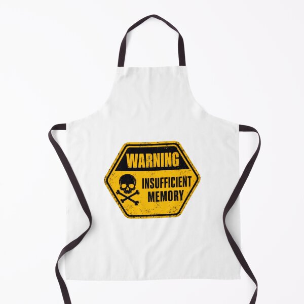 Item preview, Warning Insufficient Memory Computer Programmer Tech Geek designed and sold by HumansStuck12.