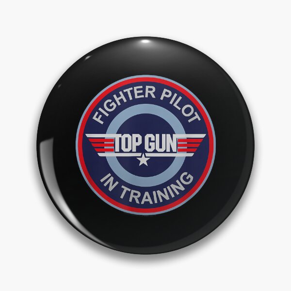 Item preview, Top Gun Fighter Pilot In Training Round Logo 80'S Movie designed and sold by SabrNicola.