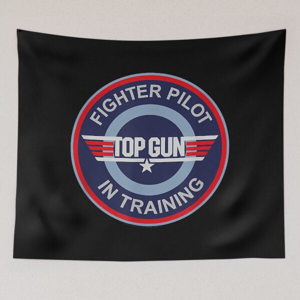 Item preview, Top Gun Fighter Pilot In Training Round Logo 80'S Movie designed and sold by SabrNicola.