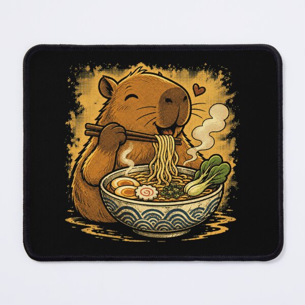 Item preview, Capybara Ramen Noodle Japanese Foodie Animal Pet designed and sold by JonesFlora2025.