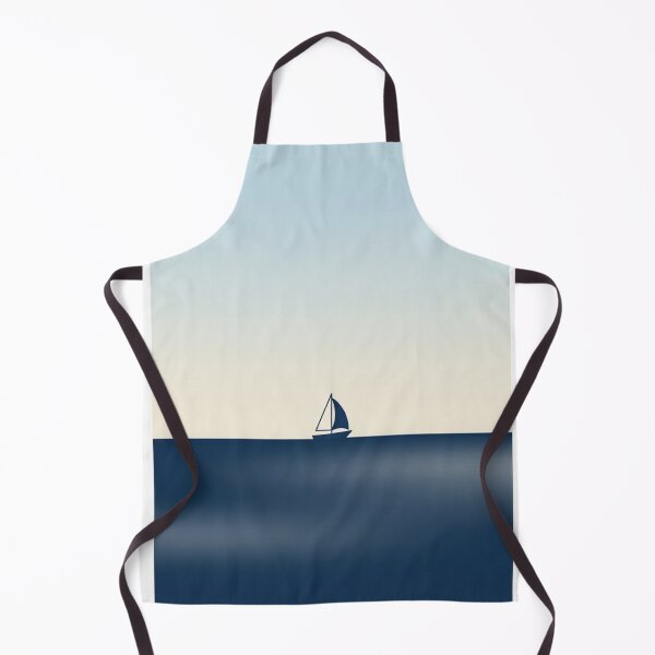 Item preview, Distant Sailboat Horizon | Minimalist Ocean Gradient Print designed and sold by Zaramodo.