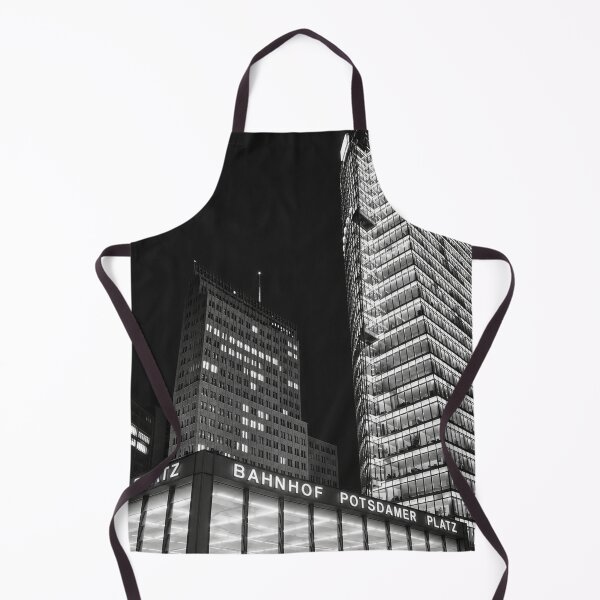 Item preview, BnW Berlin Skyscrapers at Night – Urban Elegance in Monochrome designed and sold by MetaModel Editions.