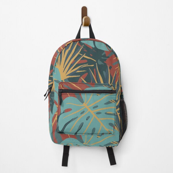 Item preview, Retro Monstera Leaves and Tropical Palm Trees designed and sold by Pattique.