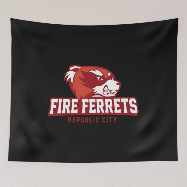 Item preview, Fire Ferrets Republic City Animal Mascot designed and sold by MARGARETRHOA.