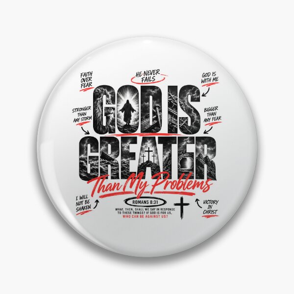 Item preview, God Is Greater Than My Problems designed and sold by chizuneart.