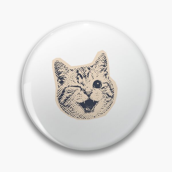 Item preview, Winking Happy Cat Laughing Feline Pet Lover designed and sold by SkeletonsDanger.