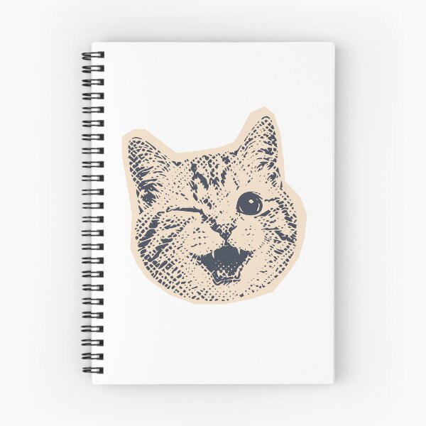Item preview, Winking Happy Cat Laughing Feline Pet Lover designed and sold by SkeletonsDanger.