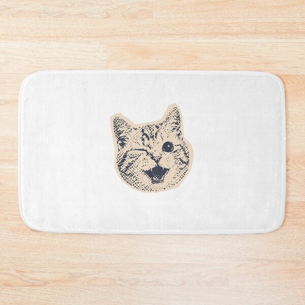 Item preview, Winking Happy Cat Laughing Feline Pet Lover designed and sold by SkeletonsDanger.
