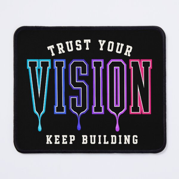 Item preview, Trust Your Vision Keep Building Motivational Quote designed and sold by the-dovlat.