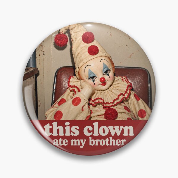 Item preview, This Clown Ate My Brother. Clown Core. Vintage Creepy Clown Meme. designed and sold by CoCoArt-Ua.