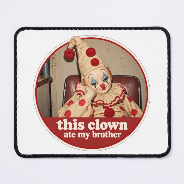 Item preview, This Clown Ate My Brother. Clown Core. Vintage Creepy Clown Meme. designed and sold by CoCoArt-Ua.