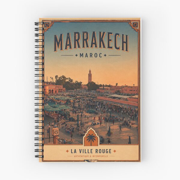 Item preview, Re-imagined Travel Photo into vintage style Marrakech artwork designed and sold by Andiamo-Amigos.