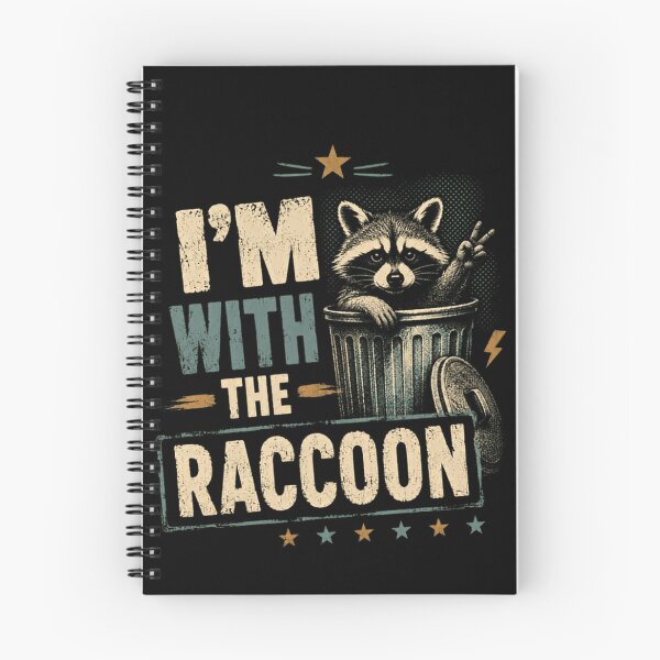 Item preview, I'm With The Raccoon Raccoon Lover Wildlife Animal Fan designed and sold by JonesFlora2025.