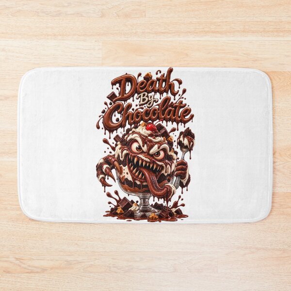 Item preview, Death by Chocolate - Funny Scary Monster Dessert Horror Comedy Food designed and sold by HorrorWorldWeb.