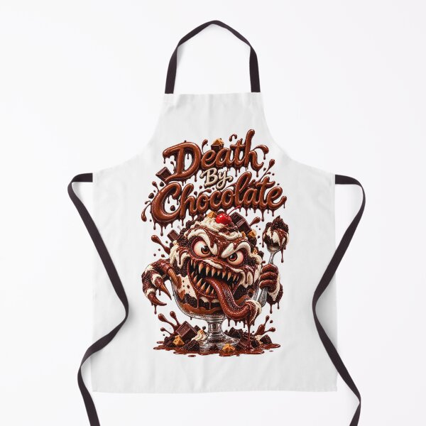 Item preview, Muerte por chocolate - Divertido postre monstruoso y aterrador, comedia de terror y comida designed and sold by HorrorWorldWeb.