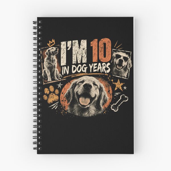 Item preview, I'm 10 In Dog Years Funny Dog Lover Birthday designed and sold by RetroMini2026.