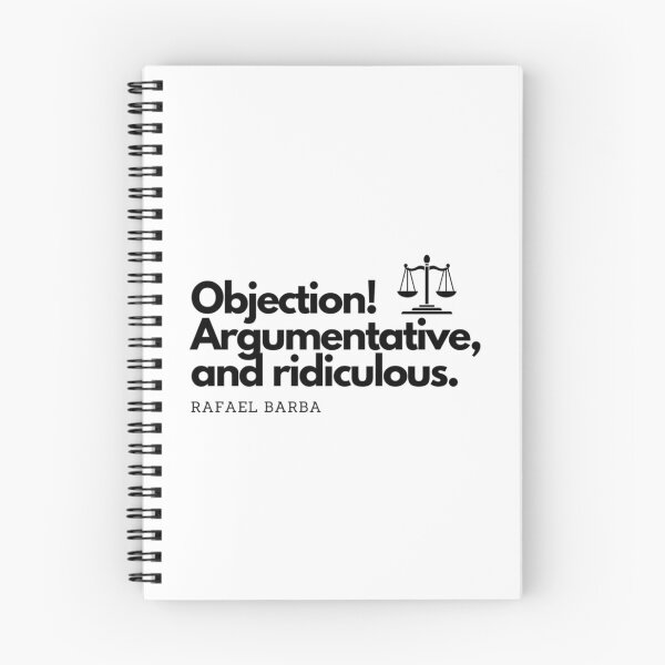 Item preview, Rafael Barba - Objection - Scales Of Justice designed and sold by AlexGuzm-an.