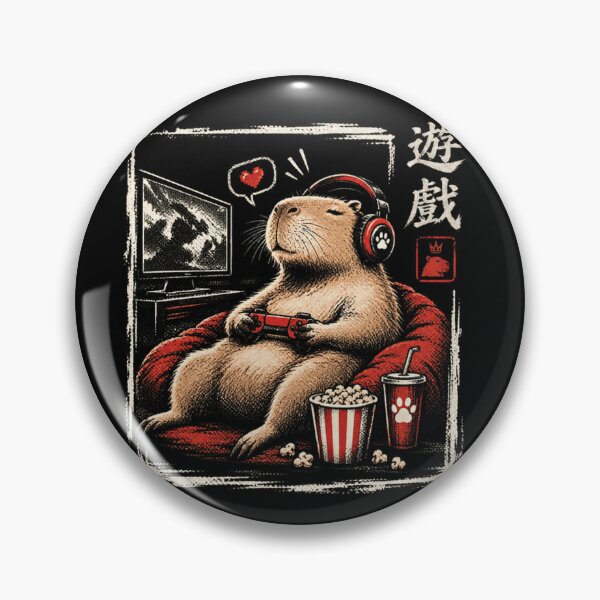 Item preview, Game Capybara Video Game Player Rodent designed and sold by JonesFlora2025.