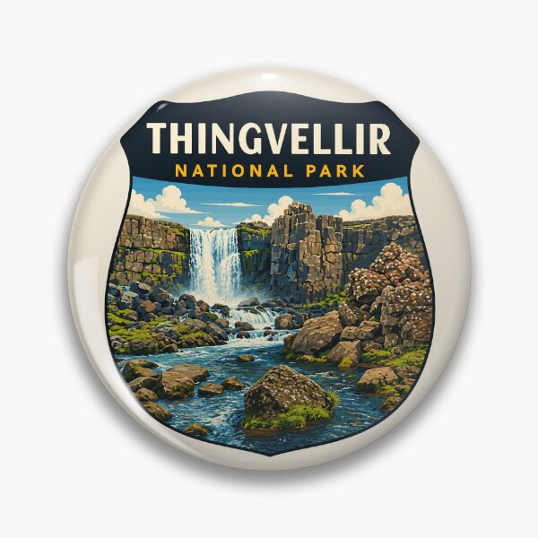 Item preview, Thingvellir National Park Iceland – Vintage Nordic Wilderness Adventure designed and sold by Gideon Emmerich.