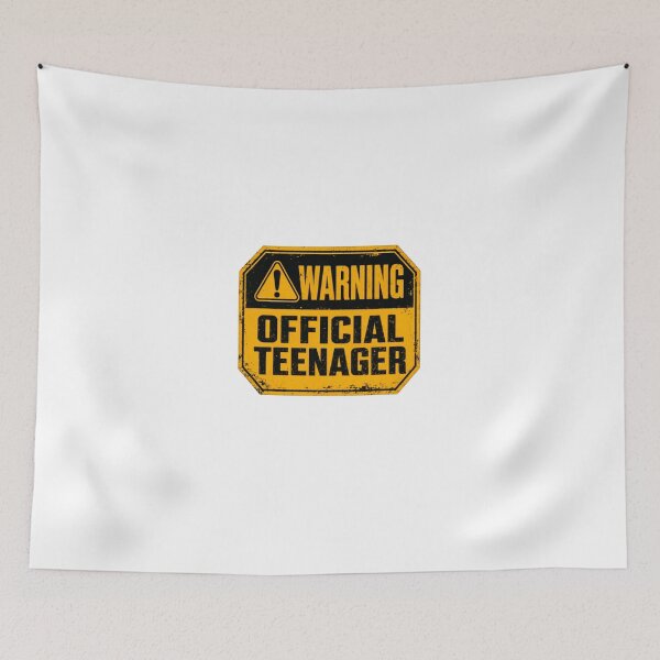 Item preview, Warning Official Teenager Funny Adolescent Birthday Youth Gift designed and sold by HumansStuck12.