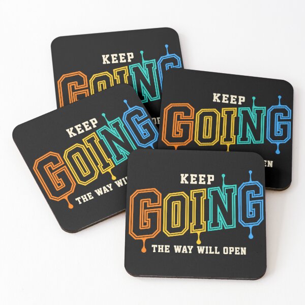 Item preview, Keep Going The Way Will Open Motivational Quote designed and sold by the-dovlat.