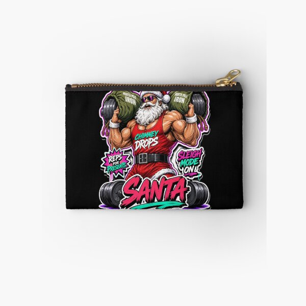 Item preview, Funny Bodybuilder Santa Gym Christmas Workout designed and sold by Design Vibras.