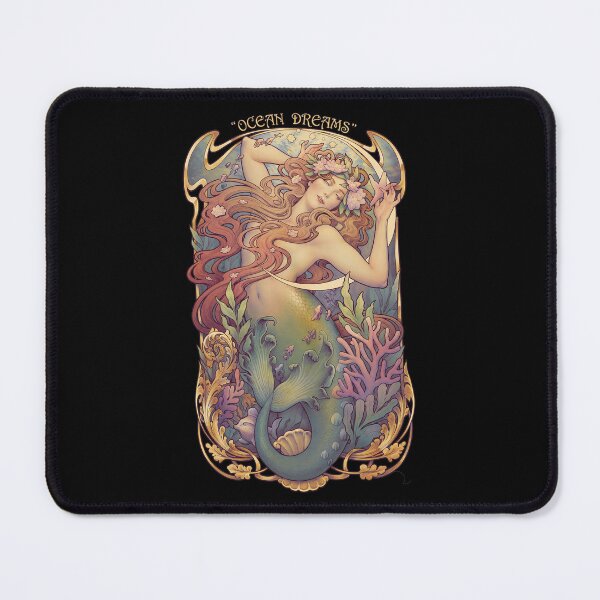 Item preview,  Art Nouveau Mermaid Ocean Goddess designed and sold by NICKAYKOWSKI.