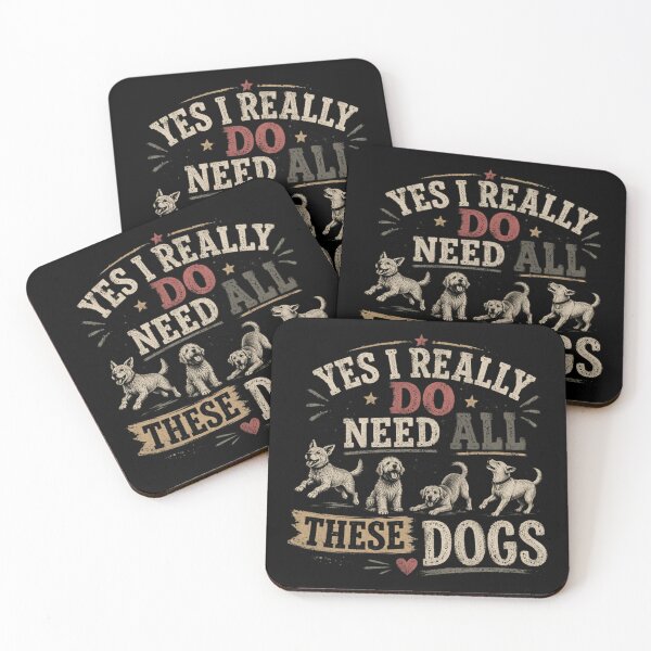 Item preview, Yes I Really Do Need All These Dogs Dog Owner Pet Lover designed and sold by RetroMini2026.