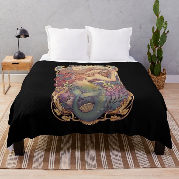 Item preview, Art Nouveau Mermaid Ocean Goddess designed and sold by NICKAYKOWSKI.