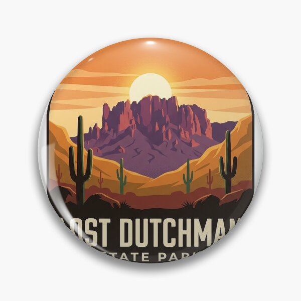 Item preview, Lost Dutchman State Park Superstition Mountains Sunset Sticker designed and sold by DetourDgn.