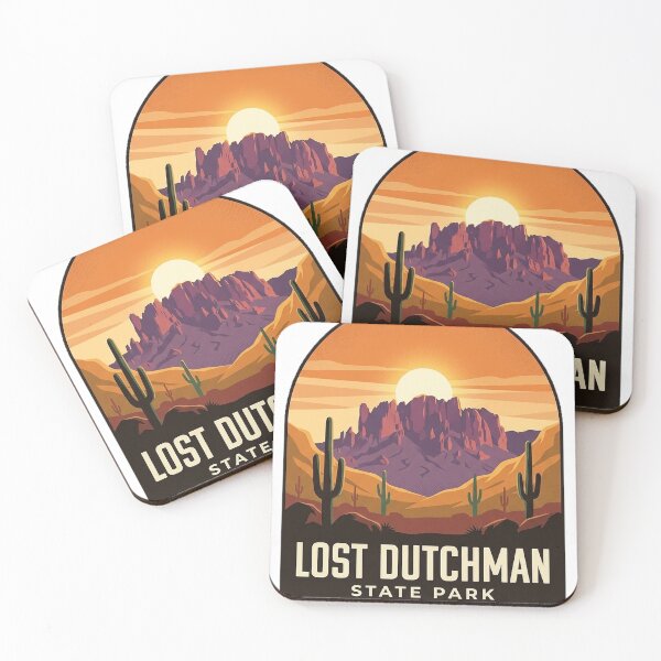Item preview, Lost Dutchman State Park Superstition Mountains Sunset Sticker designed and sold by DetourDgn.