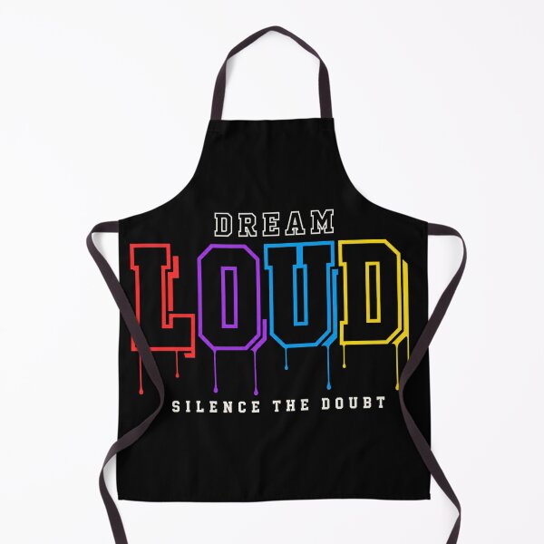 Item preview, Dream Loud Silence the Doubt Dripping Typography designed and sold by the-dovlat.