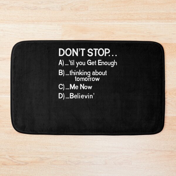 Item preview, Don'T Stop... 80S Songs Multiple Choice  designed and sold by olgajorqt.