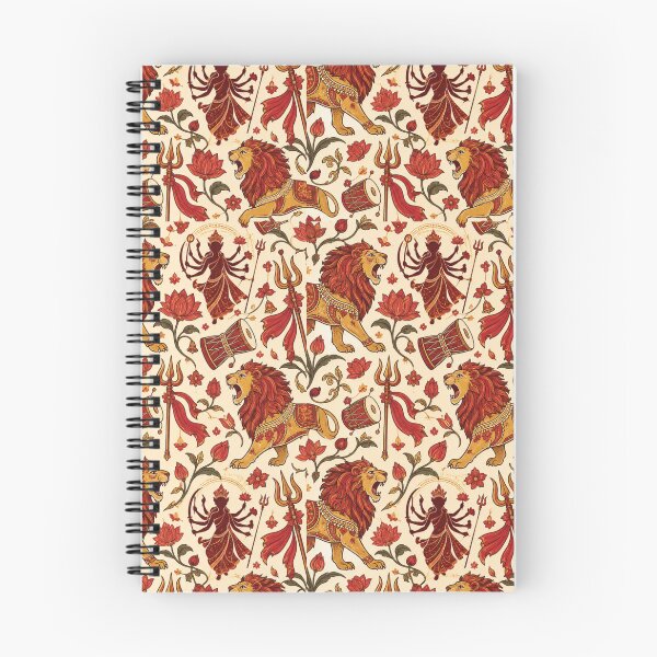Item preview, Durga Festive Folk Art Seamless Pattern designed and sold by Fanverse Merchandise.