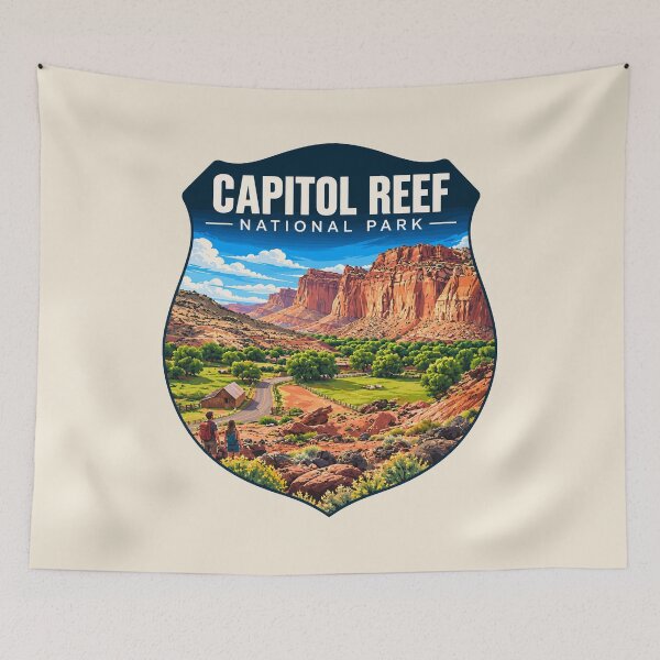 Item preview, Capitol Reef National Park Utah Sticker designed and sold by Gideon Emmerich.