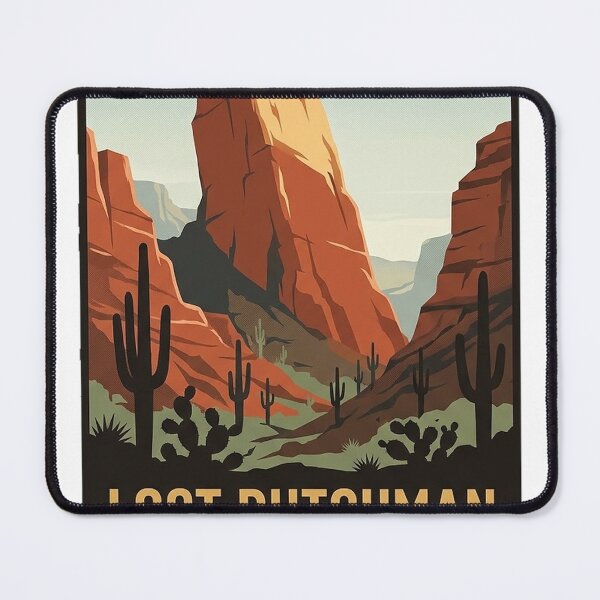 Item preview, The Flatiron Lost Dutchman State Park Arizona Hiking Sticker designed and sold by DetourDgn.