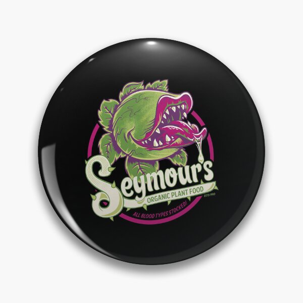 Item preview, Seymour's Organic Plant Food Audrey II Badge designed and sold by NICKAYKOWSKI.