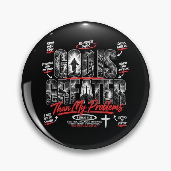 Item preview, God Is Greater Than My Problems designed and sold by chizuneart.