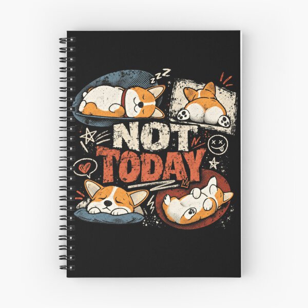 Item preview, Not Today Corgi Lazy Sleeping Dog Owner designed and sold by RetroMini2026.