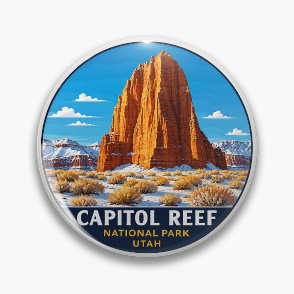 Item preview, Capitol Reef National Park Utah Sticker designed and sold by Gideon Emmerich.