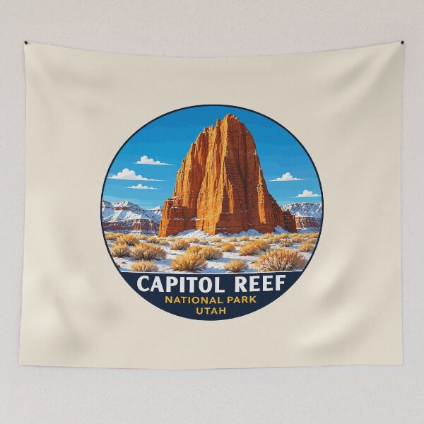Item preview, Capitol Reef National Park Utah Sticker designed and sold by Gideon Emmerich.
