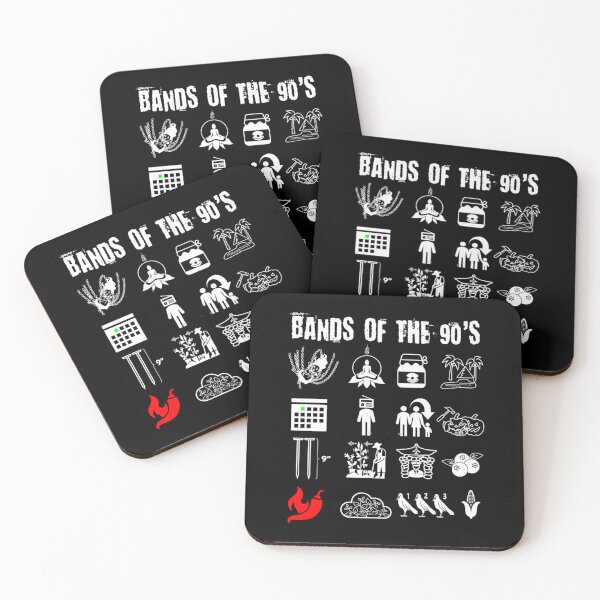 Item preview, funny nerdy iconic alternative rock bands of the 90s designed and sold by RichardHarnish.