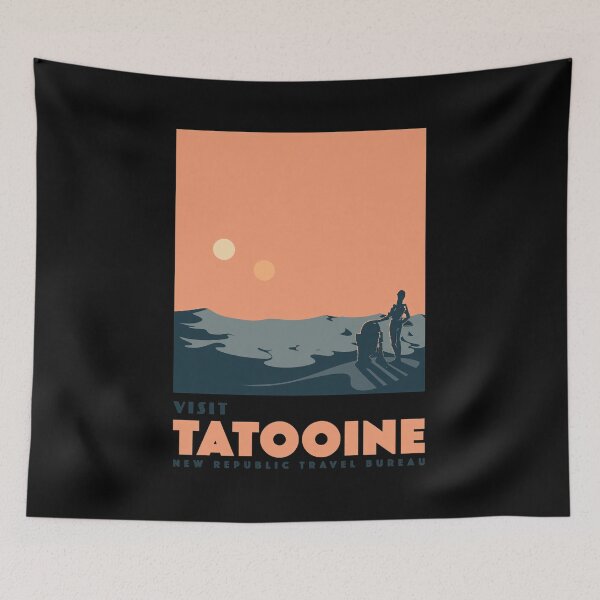 Item preview, Visit Tatooine Desert Travel Poster designed and sold by NICKAYKOWSKI.