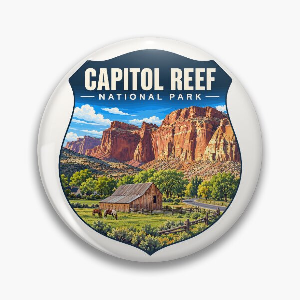 Item preview, Capitol Reef National Park Utah Sticker designed and sold by Gideon Emmerich.