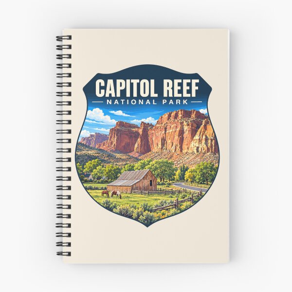 Item preview, Capitol Reef National Park Utah Sticker designed and sold by Gideon Emmerich.