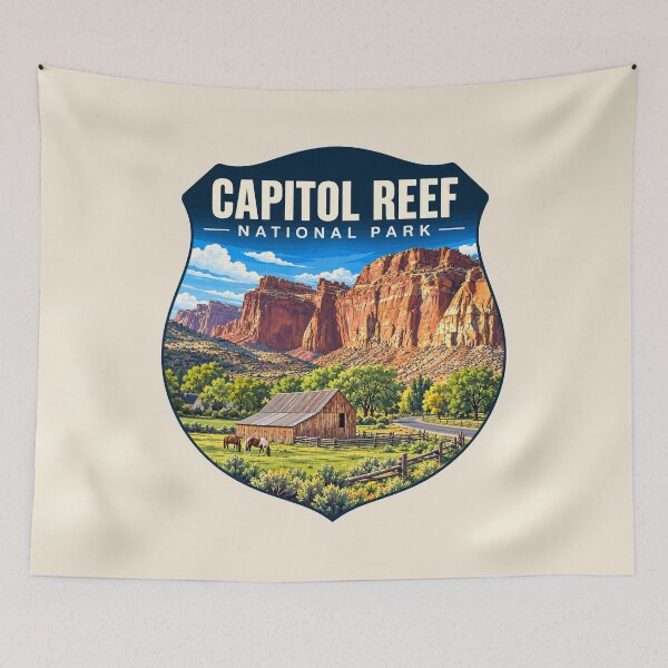 Item preview, Capitol Reef National Park Utah Sticker designed and sold by Gideon Emmerich.