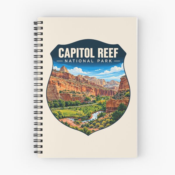 Item preview, Capitol Reef National Park Utah Sticker designed and sold by Gideon Emmerich.